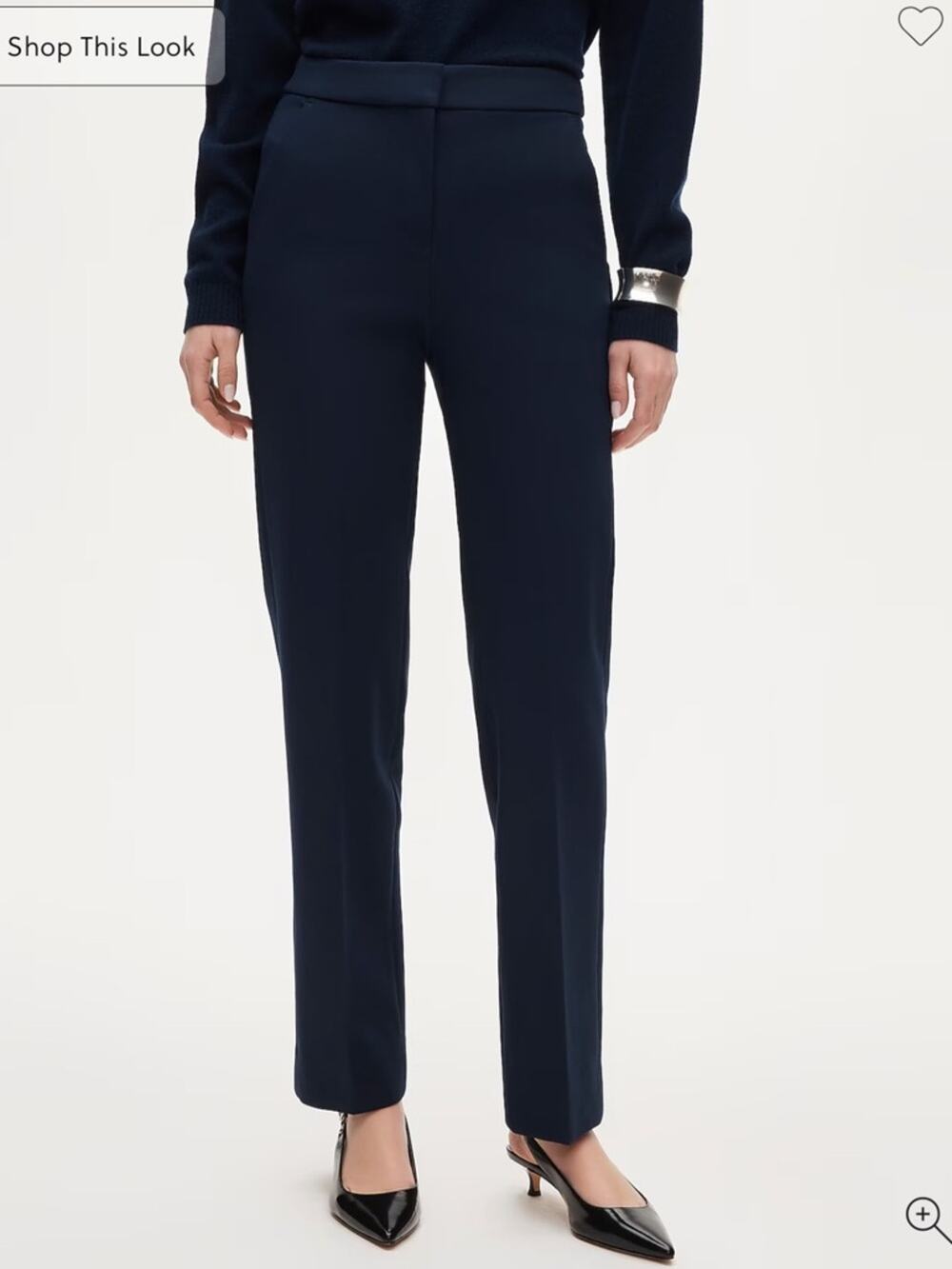 J.Crew Petite Kate straight-leg pant in four-season stretch